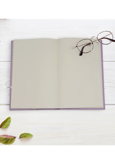 BK Gift Sert Kapaklı Lila Lastikli Defter , Arkadaşa Hediye, Yeni