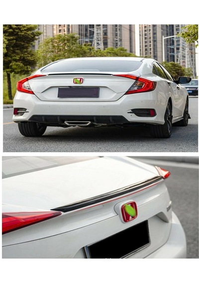 Civic Fc5 Anatomik Spoiler 2016+ Piona Black Spoyler Abs.Taiwan
