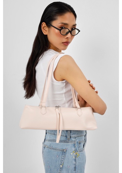 Shule Bags Core Basic Baget Çanta Pudra Pembe