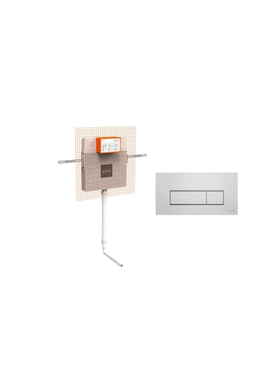VitrA V-fix Gömme Set 8cm Helataşı 768-1700-01+740-2380 800-2029 V-fix 8 Cm Set Krom