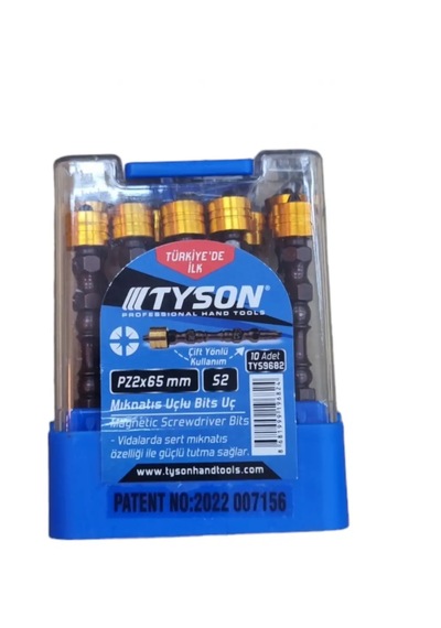 Tyson Bits Uç Pz 2x65 Mm Çift Yön 10 Adet