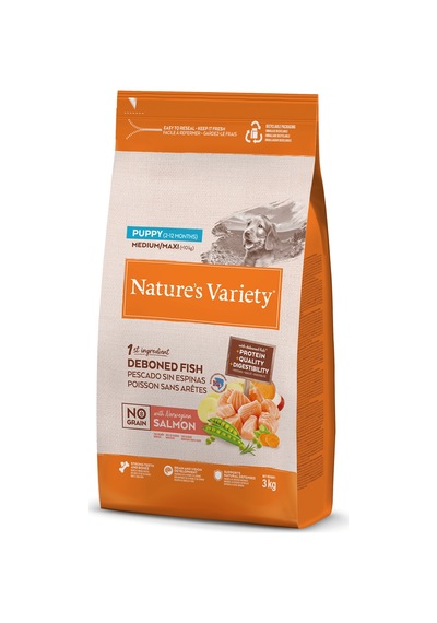 N.v. - 360 - Dog No Graın Junıor Med-maxı - Spt-gld - Salmon 3kg