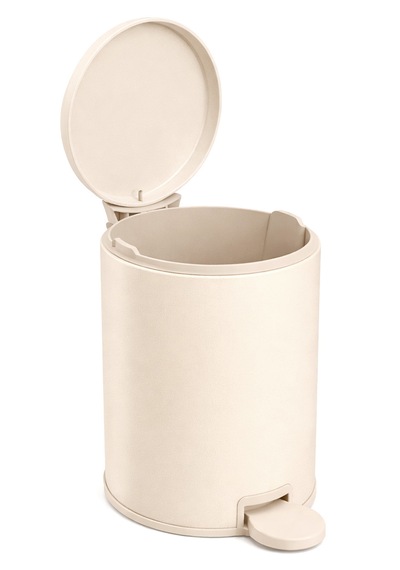 Primanova Cigo Compact 3 Lt Banyo Mutfak Ofis Çelik Çöp Kovası - Mat Bej
