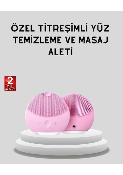 Taşınabilir Silikon Masaj Aleti - Derin Temizlik, Yüz Ve El Kullanımına Uygun