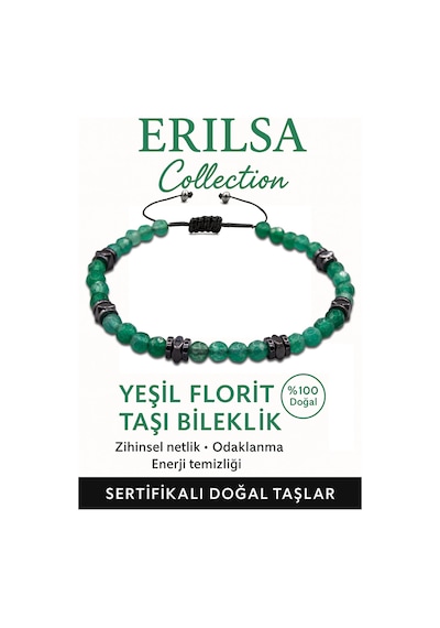 Sertifikalı Fasetli Aaa+ Terahertz Ve Yeşil Florit Taşı Bileklik Çok Renkli