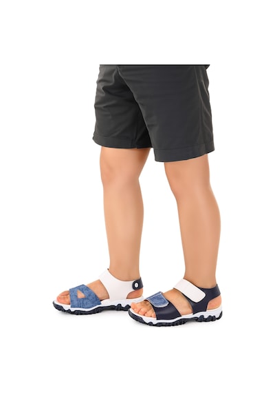 Kiko Kids Erkek Çocuk Sandalet Arz 2362 Lacivert - Kot