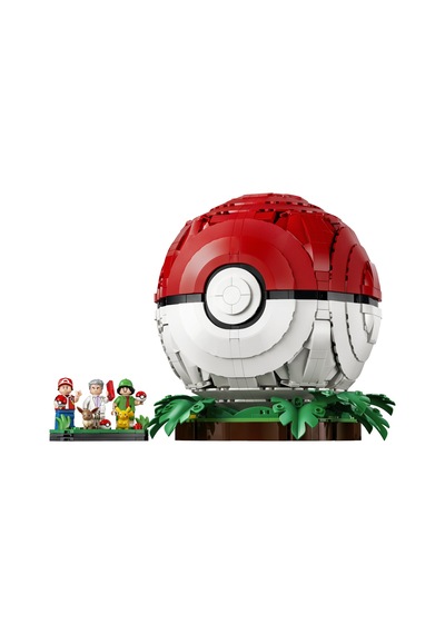 LEGO® Pokémon™ İkonik Eğitmen Anları Poké Topu 72154 - Yetişkinler için Gerçekçi Detaylar İçeren Model Yapım Seti (2339 Parça)