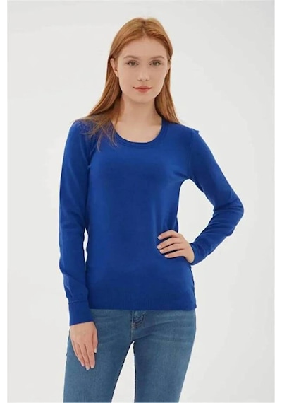 Fashion Friends Kadın Kazak 25k0779k1 Mavi