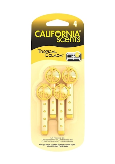California Scents Kalorifer Geçmeli Tropikal Koku 4'lü Set