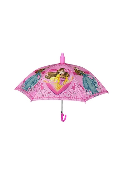 Marlux Bardaklı Korumalı Kız Çocuk Pembe Baskılı Şemsiye 709619 Pembe