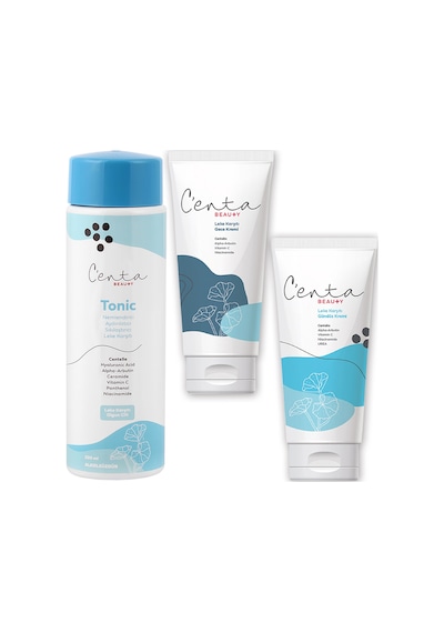 C'enta Beauty Leke Karşıtı Gece Bakım Kremi 50 ML + Gündüz Kremi 50 ML + Tonik 200 ML