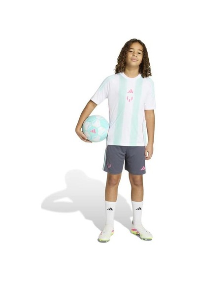 Adidas Messi Çocuk Gri Şort Gri
