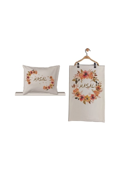 Pia Baby Gl 1929-02 İsme Özel Beşli Tulum Set Krem