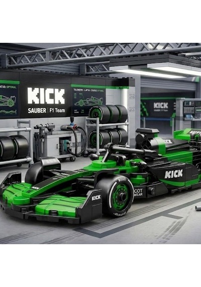 C55082w Kıck Sauber F1 Team C45-2025 348 Parça Oyuncak