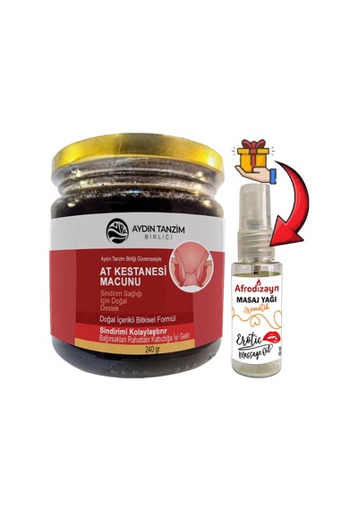 Atkestanesi Macunu 1 Kutu Aydın Tanzim Birliğinden 240 Gr Macun + Çörek Otu Masaj Yağı 30 Ml
