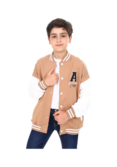Toontoy Kids Toontoy Erkek Çocuk Kolej Yaka Çıtçıt Kapama Cepli Düşük Omuz Nakış Baskılı Renk Bloklu Örme Hırka - 2 İplik Şardonlu Kahverengi Toontoy Kids Toontoy Erkek Çocuk Kolej Yaka Çıtçıt Kapama Cepli Düşük Omuz Nakış Baskılı Renk Bloklu Örme Hırka - 2 İplik Şardonlu Kahverengi