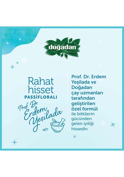 Doğadan Rahat Hisset Pasifloralı Süzen Poşet Karışık Bitki Çayı 3 x 18'li