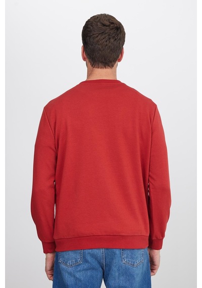 Tudors Unisex Relax Fit Rahat Kesim %100 Pamuk 3 İplik Basic Kiremit Bisiklet Yaka Sweatshirt-35150 Kiremit Tudors Unisex Relax Fit Rahat Kesim %100 Pamuk 3 İplik Basic Kiremit Bisiklet Yaka Sweatshirt-35150 Kiremit