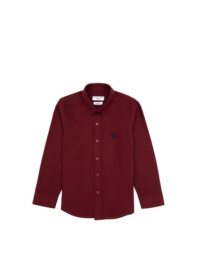 U.s. Polo Assn. Erkek Çocuk Bordo Gömlek Basic 50316769-vr014 Bordo