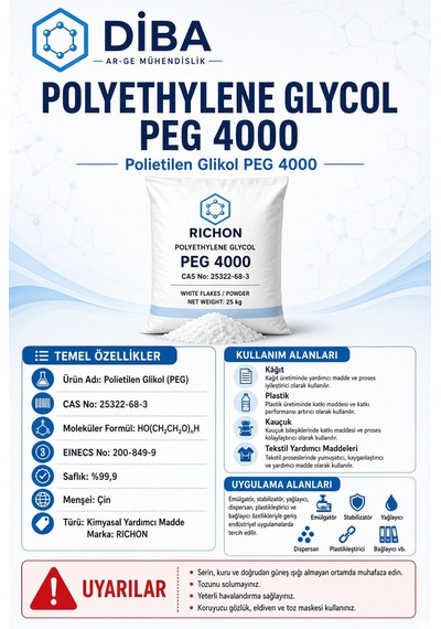 Polyethylene Glycol Peg 4000 2 KG
