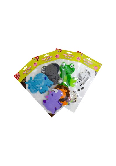 Bu-bu Sticker 3d Keçe Hayvanlar 24 Lü Bubu-sts011 Çok Renkli
