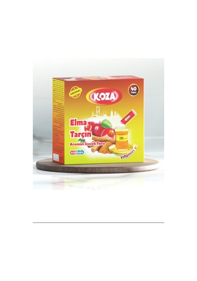 Koza Tek İçimlik Elma & Tarçın Aromalı Toz İçecek 40'lı 0.75 LT - 2.5 LT - 12 KG