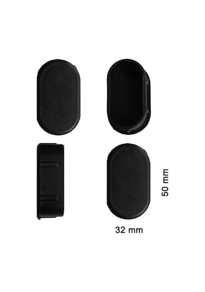 Oval Profil İç Tapa 32x50 Mm 4 Adet