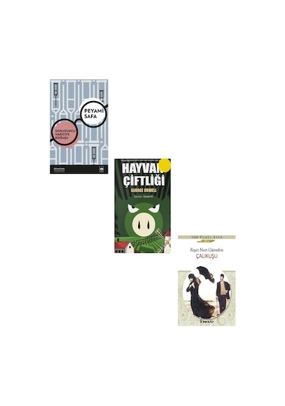 Hayvan Çiftliği + Dokuzuncu Hariciye + Çalıkuşu Gençler İçin 3 Kitap