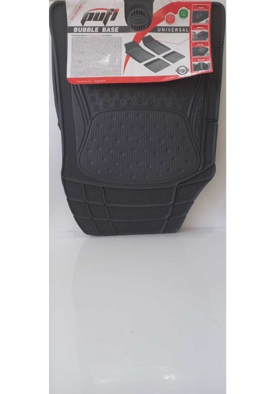 Bubble Base Universal Kauçuk Paspas Siyah Renk/100% Yüksek Kaliteli Yumuşak Kauçuk 1.kalite 5 Parça