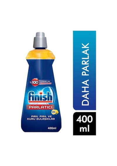 Finish Bulaşık Makinesi Parlatıcı 400 Ml Limon 20'li Paket