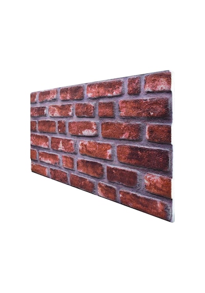 5 Adet X Tuğla Desenli 3D Strafor Köpük Duvar Kaplama Paneli (446785632)