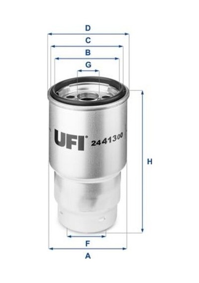Ufı 24.413.00 Yakıt Filtresi 46457409
