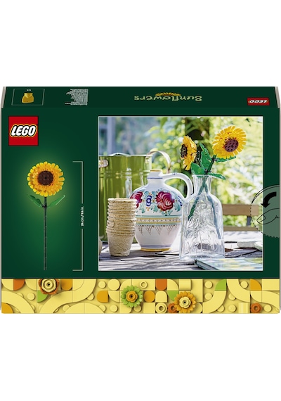 LEGO® Botanicals Ayçiçeği 40524 – 8 Yaş ve Üzeri Çocuklar için 2 Ayçiçeği İçeren Yaratıcı Oyuncak Yapım Seti (191 Parça)