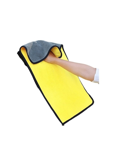 Ultra Su Emici 60 30 Cm 600 Gsm Mikrofiber Araç Kurulama Havlusu Çiziksiz & Iz Bırakmaz