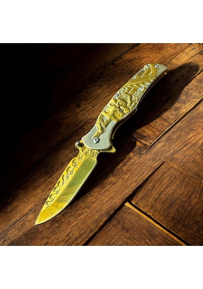 Hc 005 Gold Kamp Çakı Sarı