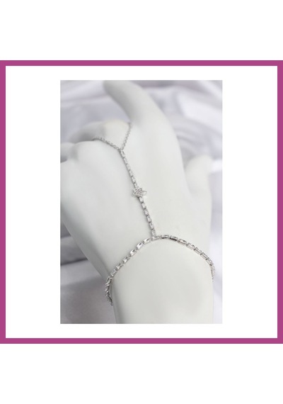 Gees Global Gümüş Renk Pirinç Zirkon Taşlı Yıldız Model Şahmeran Gbzs 55455097