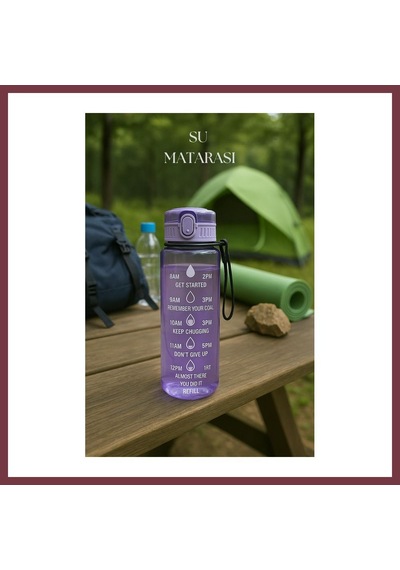Storeşahin Suluk & Su Şişesi & Sporcu Matara Mor 1000 Ml Shn0720