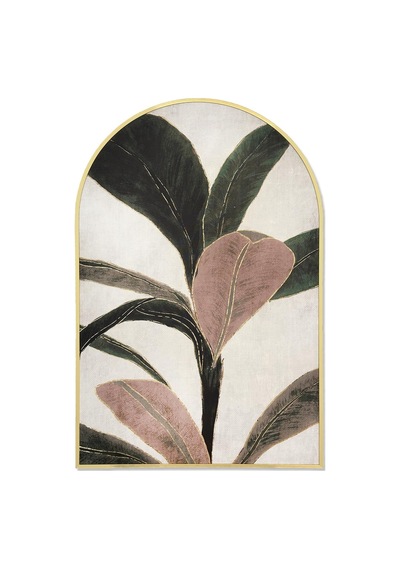 The Mia Botanic Leaf Tablo 80x120 Cm