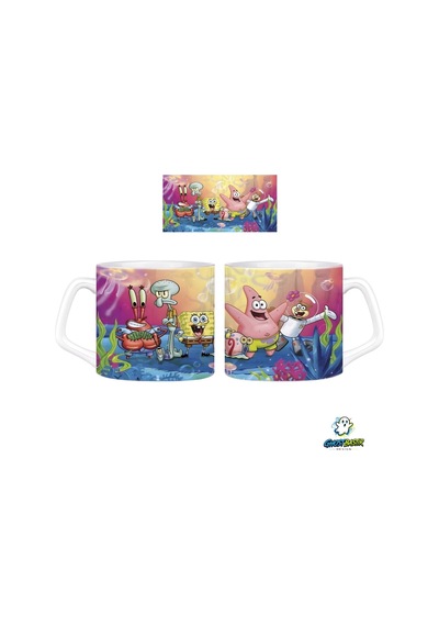 Sünger Bob Kupa Bardak Tek Adet 0602 Çok Renkli