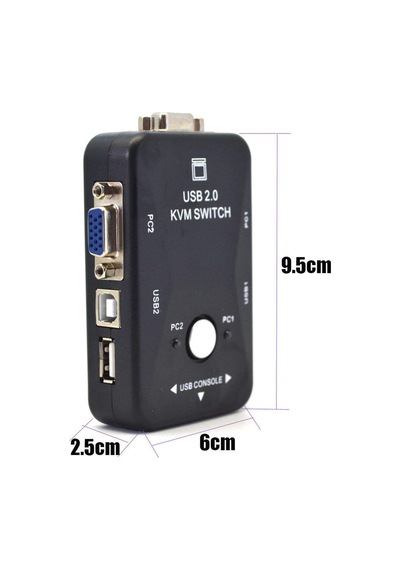 Al-4509 2 Port Usb To Kvm Çoklayıcı