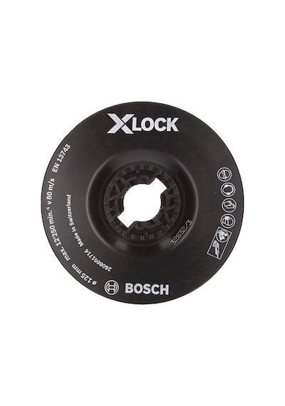 Bosch - X-lock - 125 Mm Fiber Disk Yumuşak Taban