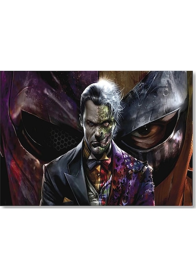 Cakasepetim İki Yüzlü Joker Görseli Ahşap Mdf Tablo