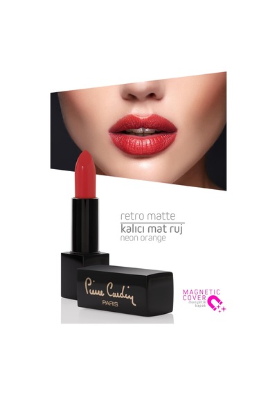 Pierre Cardin Retro Matte Lipstick  - Neon Orange - 148