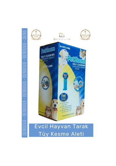 Petshop Kedi Köpek Tüy Toplayıcı Paslanmaz Çelik Kaliteli Evcil Hayvan Tarak Tüy Kesme Aleti