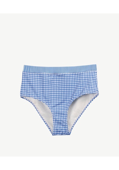 Yargıcı Yüksek Belli Bikini Altı Lacivert
