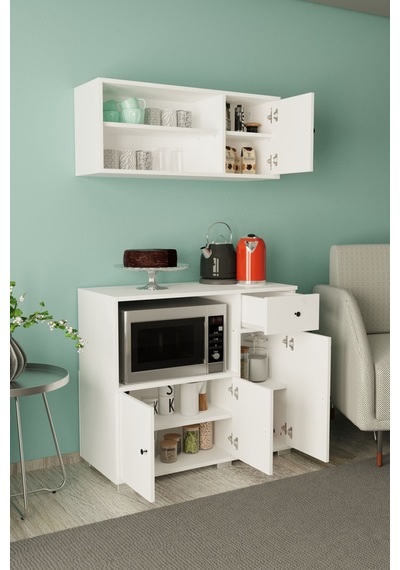 Besta 90 Cm Set Altı Dolap Beyaz - Beyaz