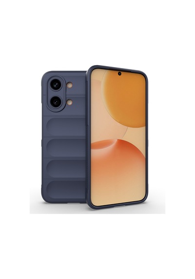 Teleplus Xiaomi Poco X8 Pro Max Kılıf Kamera Korumalı Etnik Silikon Lacivert