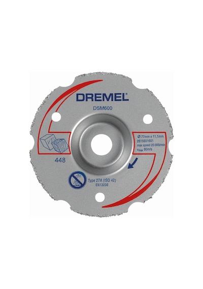 Dremel Dsm20 Çok Amaçlı Karpit BitIşık Kesme Diski (Dsm600) - 2615S600JB