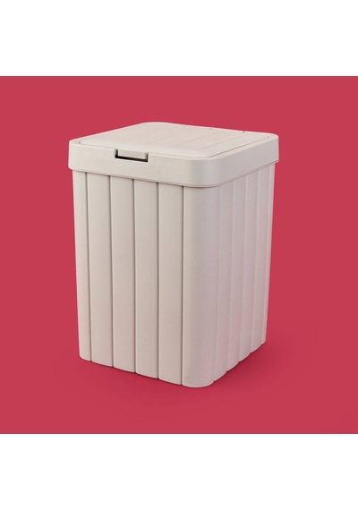 Çöp Kovası - Bej - 28 Cm Çok Renkli