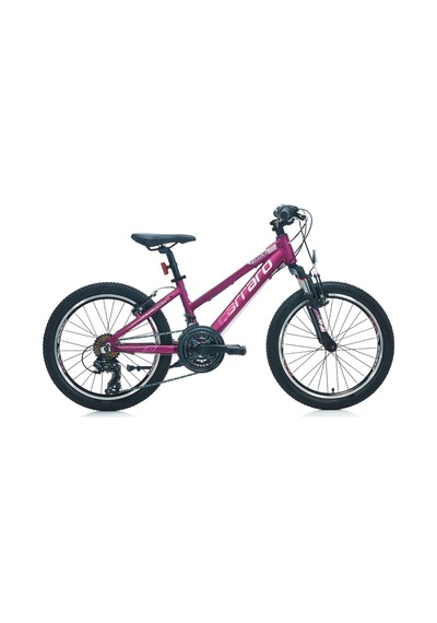 Carraro Force 201 20" Jant 21 Vites V-fren 25cm Kadro Çocuk Bisikleti Mat Mürdüm